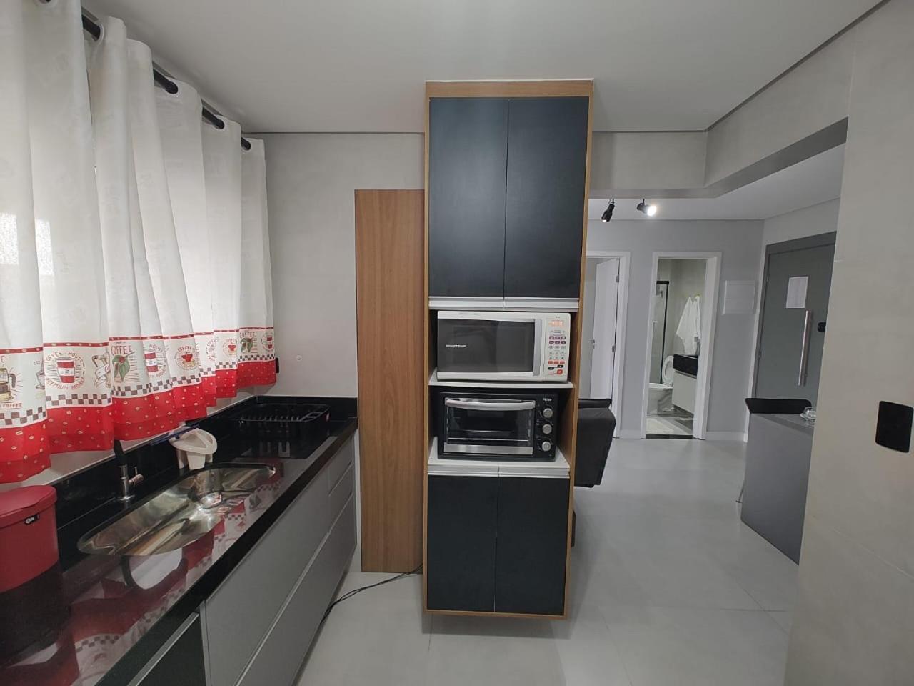 Apto Com Lazer Completo, Piscina, Ar, Mercadinho E Pet Friendly A 1 Min Da Praia Praia Grande (Santos) Luaran gambar